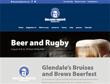 Tablet Screenshot of glendalebeerfest.com